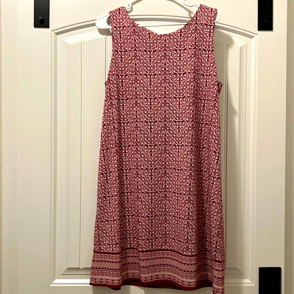 Large midi dress with crisscross back. Like brand new.